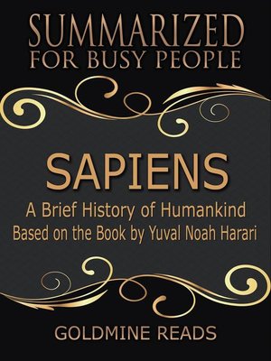 cover image of Sapiens – Summarized for Busy People